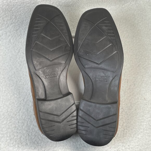 Johnston & Murphy Loafers Mens 11 M Brown Leather Slip On Shoes Model 20-7126 - Picture 8 of 10